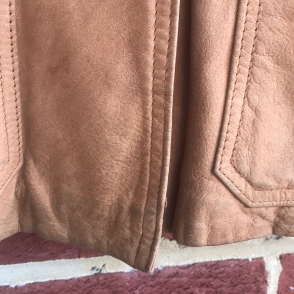 Georgetown Leather Design sz L Safari Style Coat - Picture 4 of 11